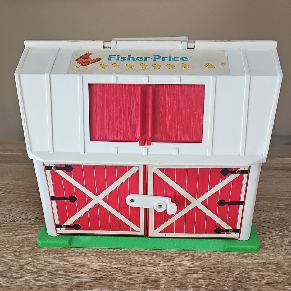 Fisher-Price Red and White Barn Playset